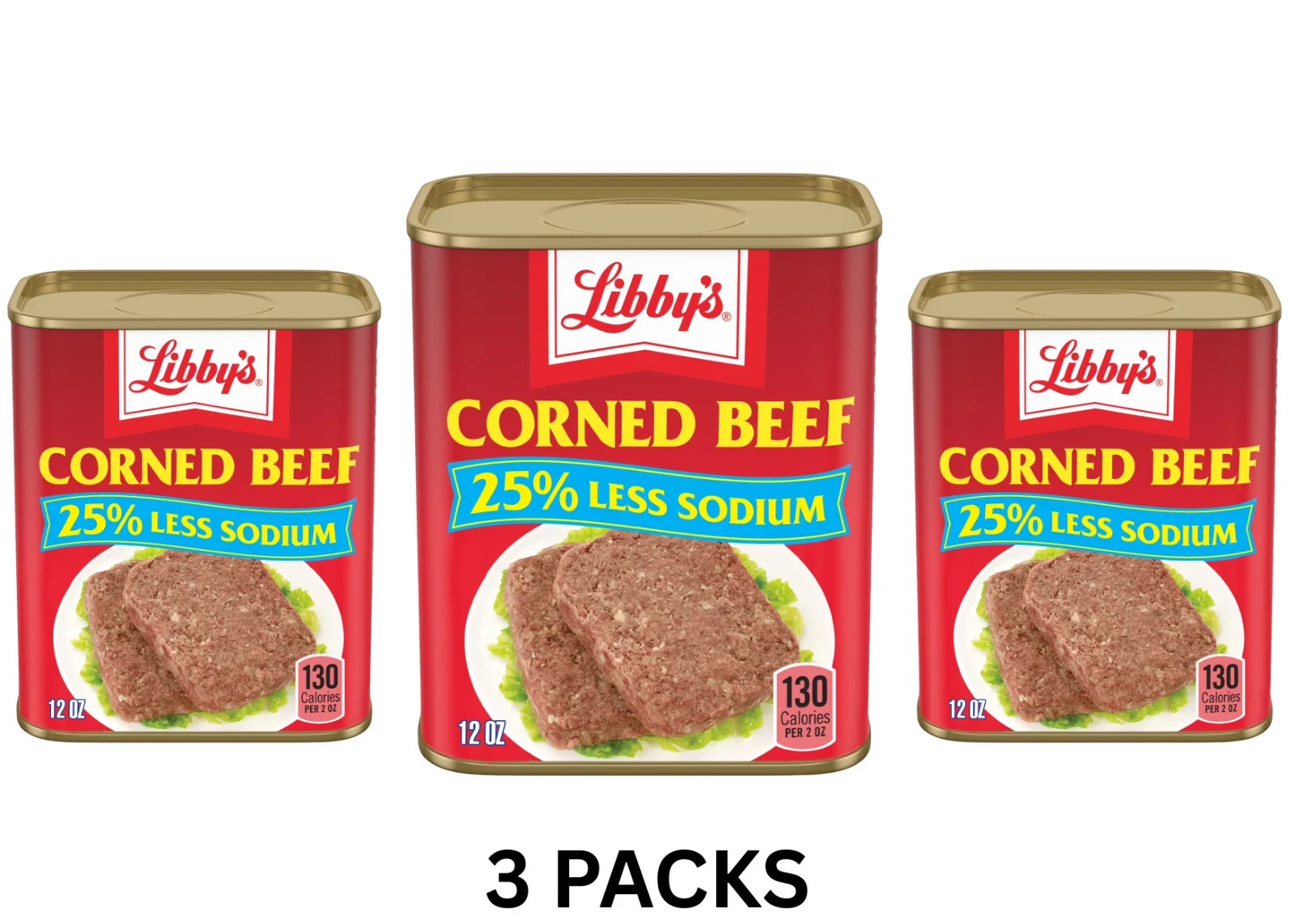 (3 pack) Libby's Corned Beef, 12 oz Can free shipping