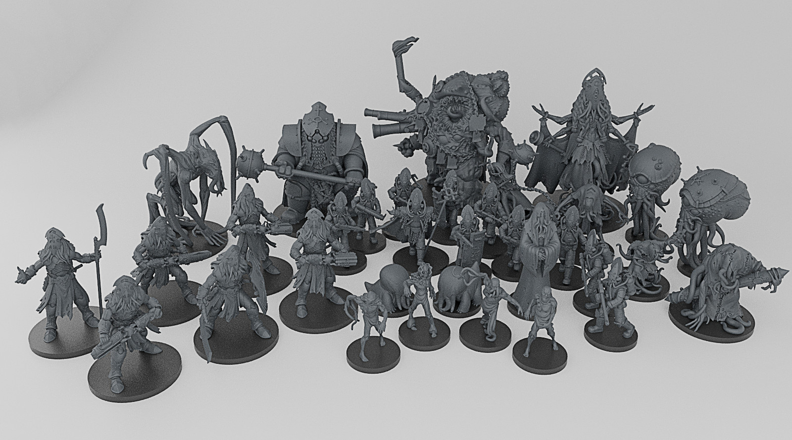 Disciple of Tet-O | 34units | Heretic Naval | Print on Demand | 32mm