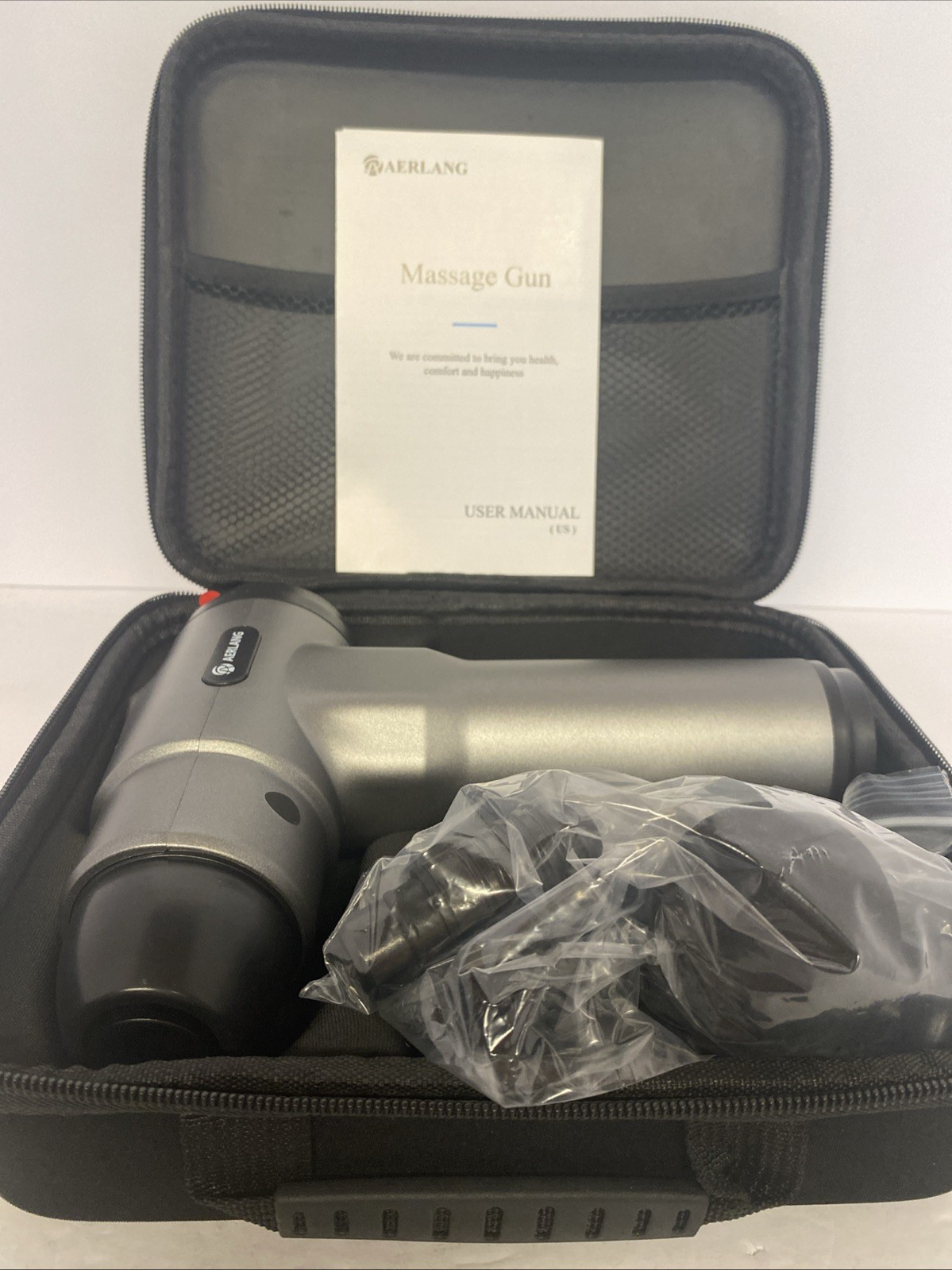 AERLANG Massage Gun, Deep Tissue Muscle Back for Athletes New Open Box