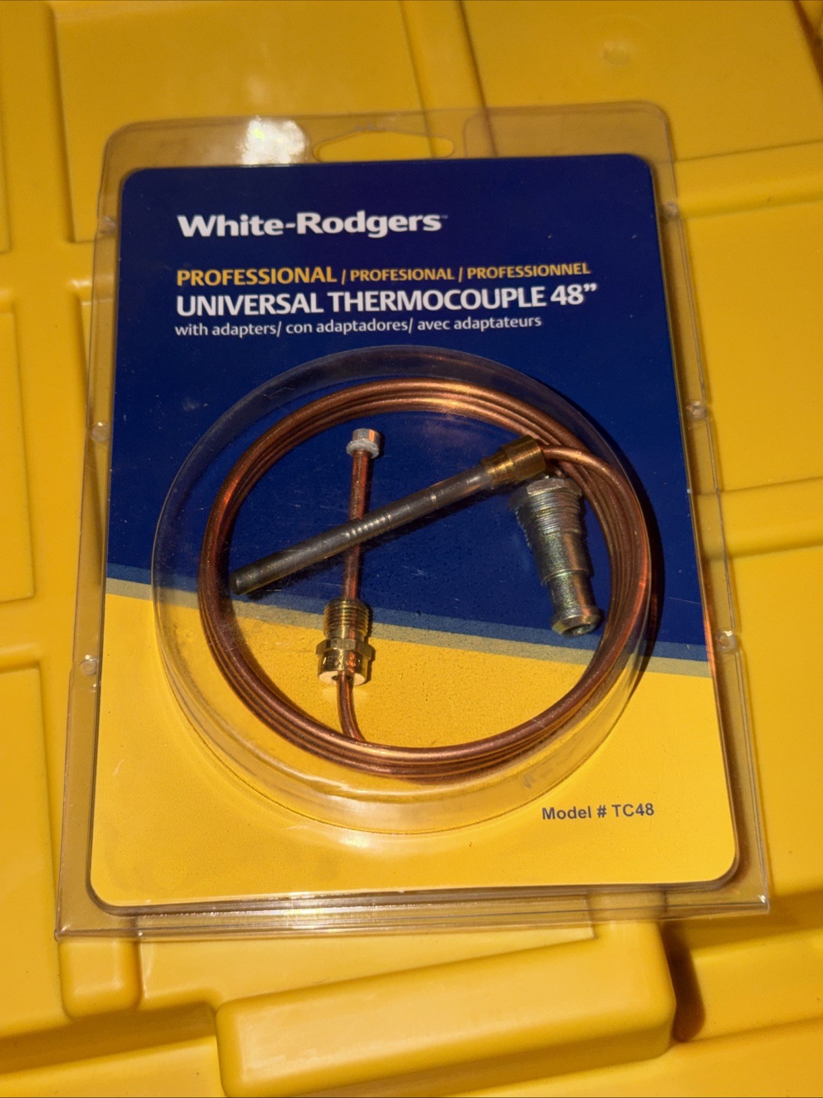 Universal Thermocouple, Adapter Fitting, 48 In. - TC48