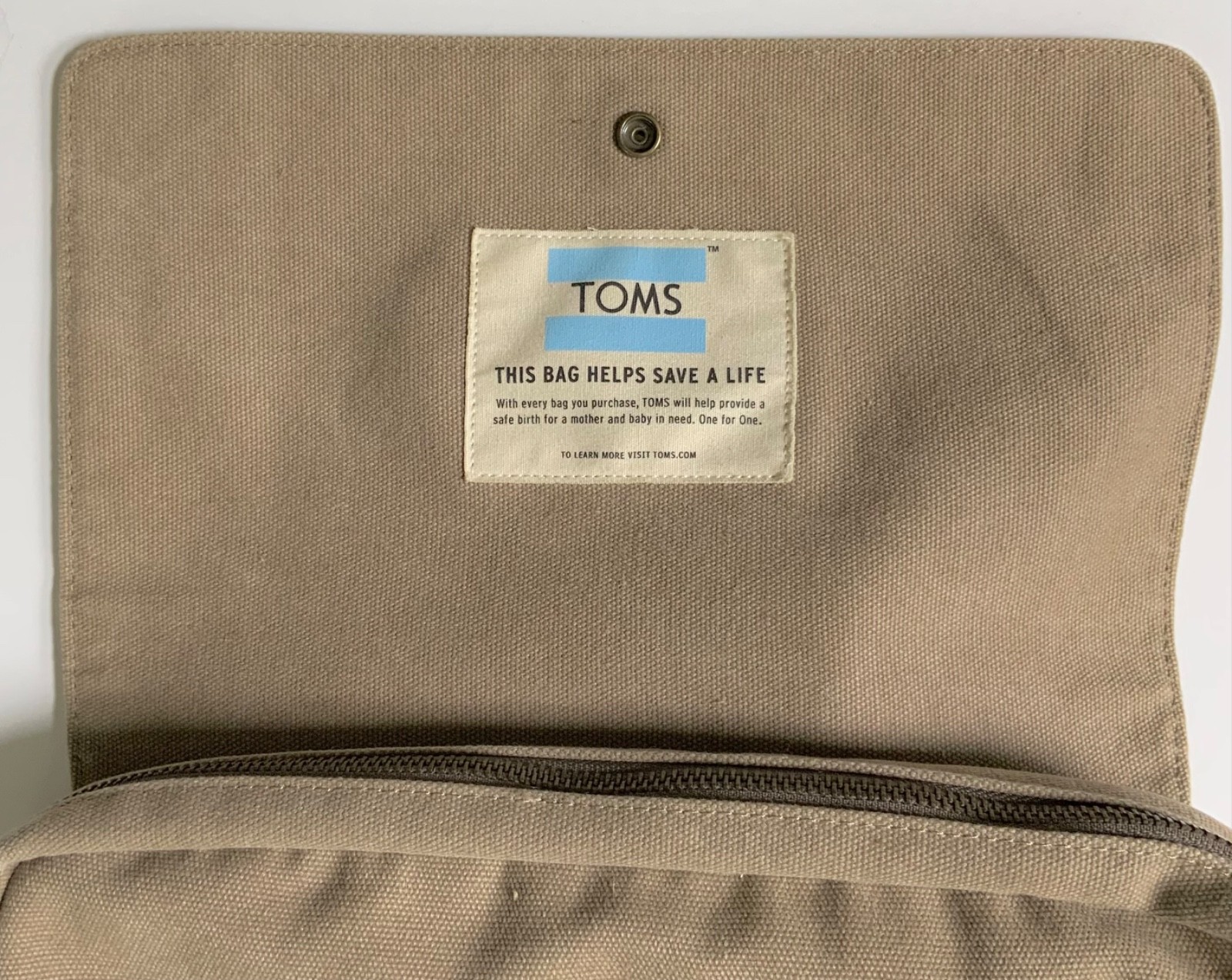 TOMS Trekker Canvas Backpack EUC