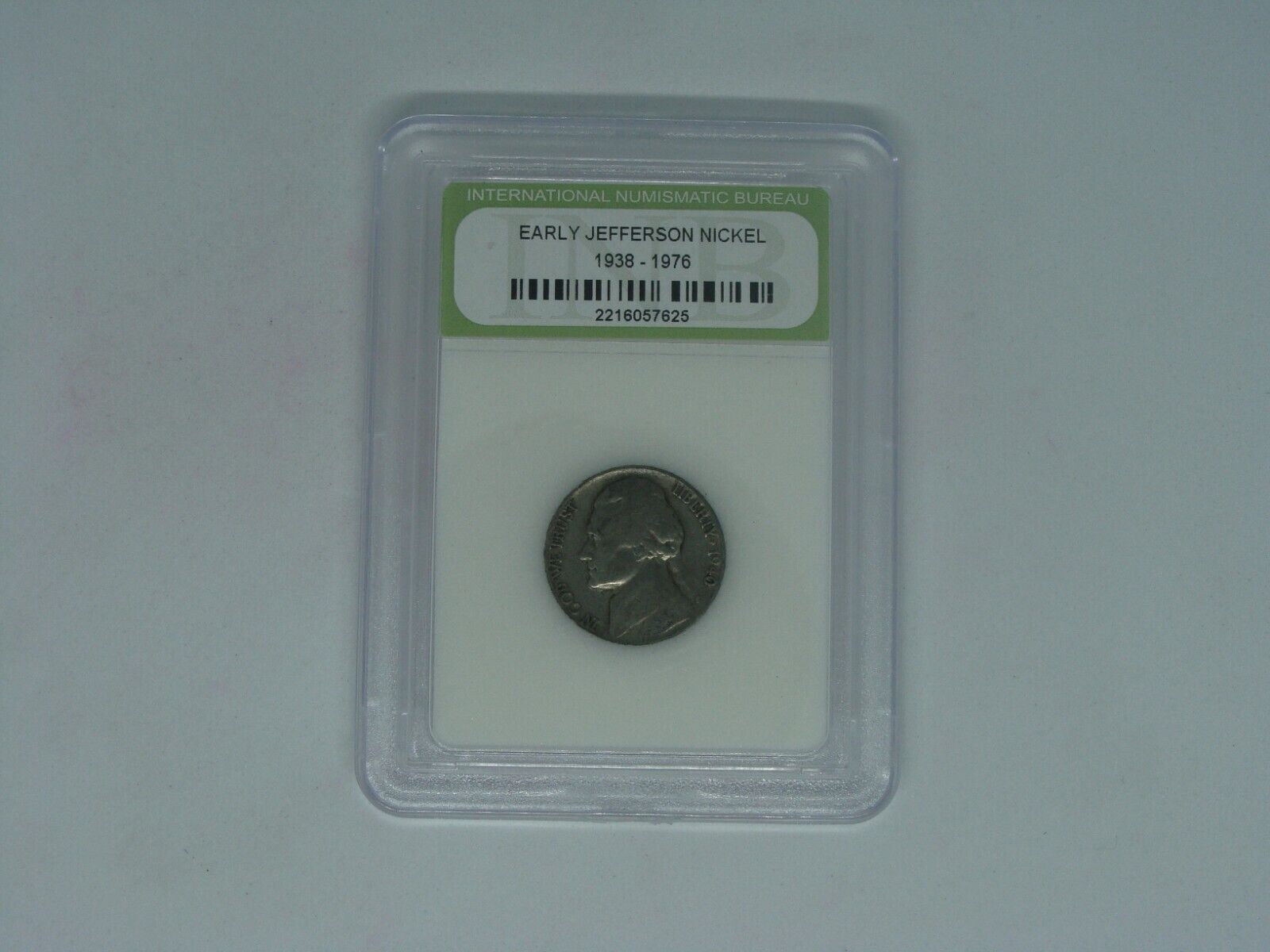 Early Jefferson Nickel 1938-1976 5C Nickel Slabbed Coin INB Certified Authentic