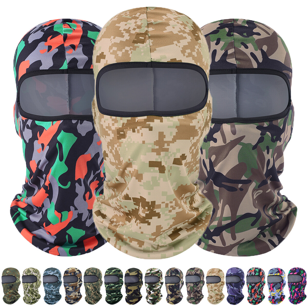 Balaclava Full Face Cover Summer Balaclava UV Sun Protection Windproof Head Hood