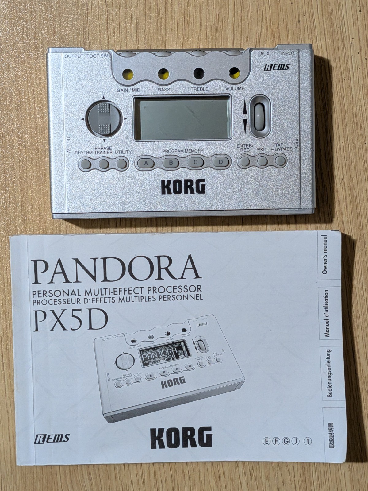 Korg Pandora PX5D Compact Multi-Effects Processor