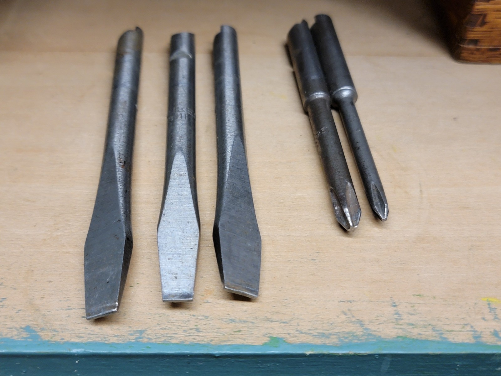 NICE Stanley Yankee 131A Ratchet Spiral Push Drill Screwdriver With 5 Tips/Bits