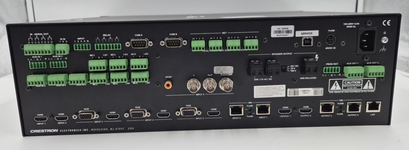 Crestron DMPS3-300-C 3-Series Digital Media Presentation System For Parts Only