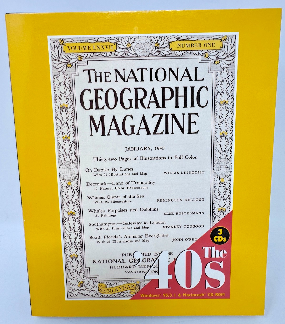 The National Geographic Magazine ON CD -  The 40s (PC 3-CD)(RA3A)