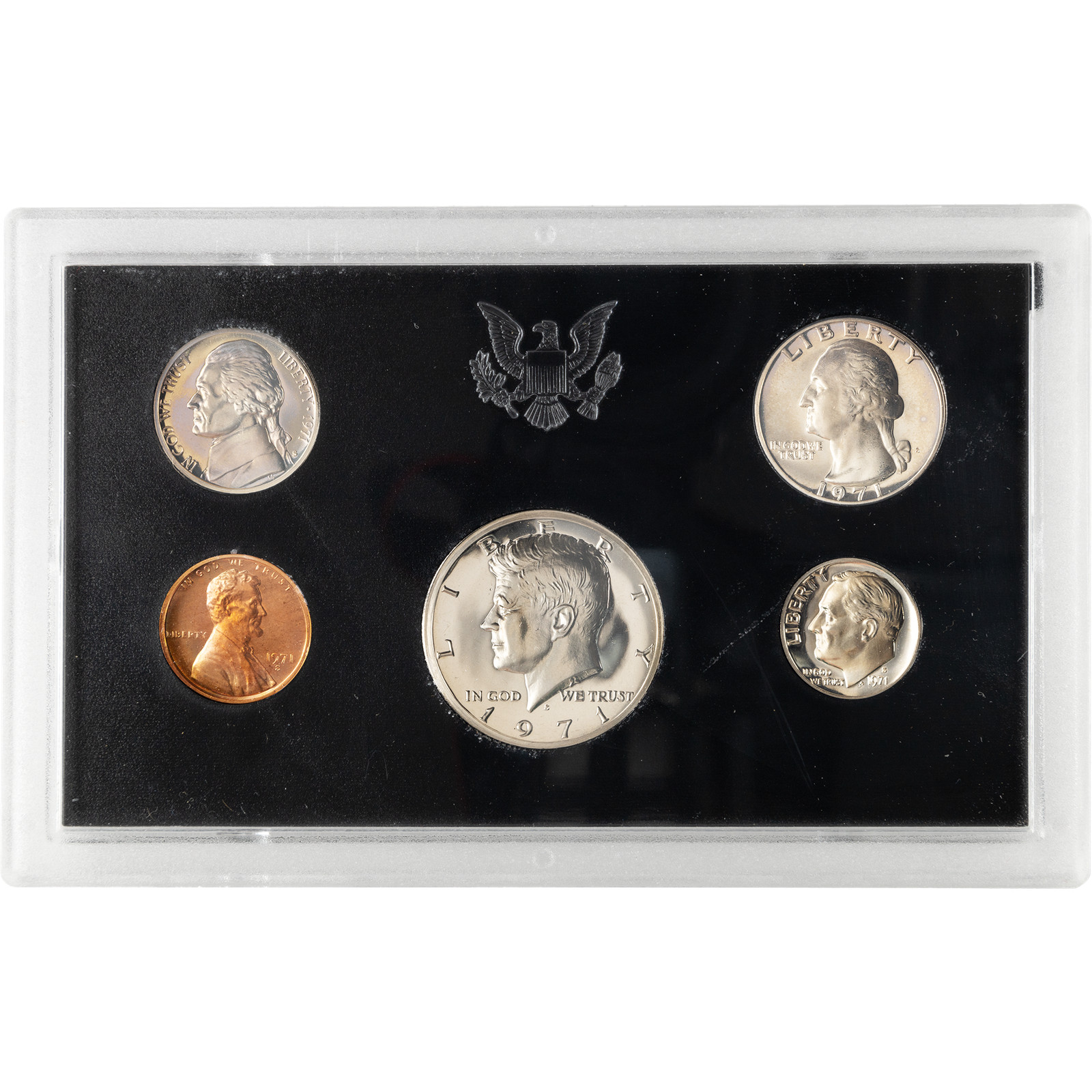 1971-S Clad Proof Set 5 Coins