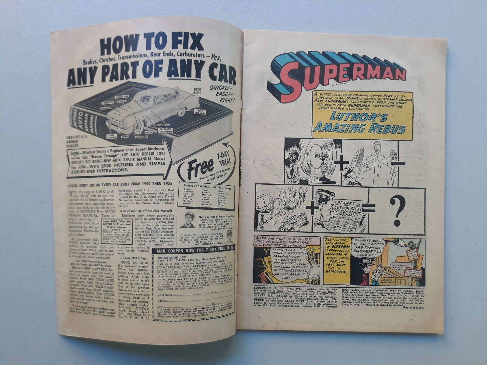 Superman 101 DC Comics 1955