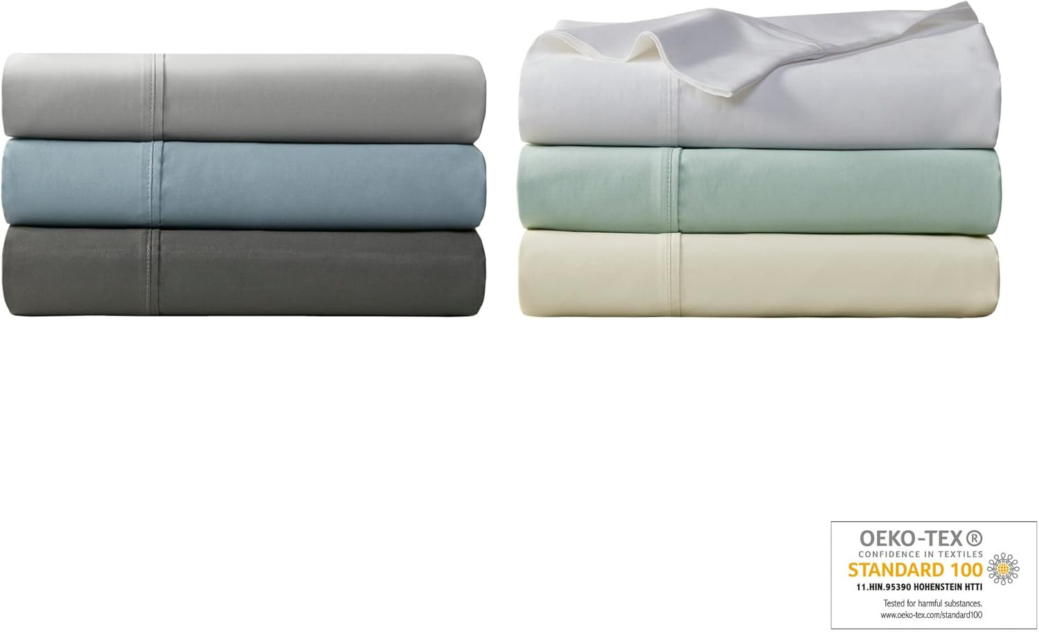 Beautyrest 1000 Thread Count, Solid Color Sheet Set, Elastic Deep Pocket, All Se