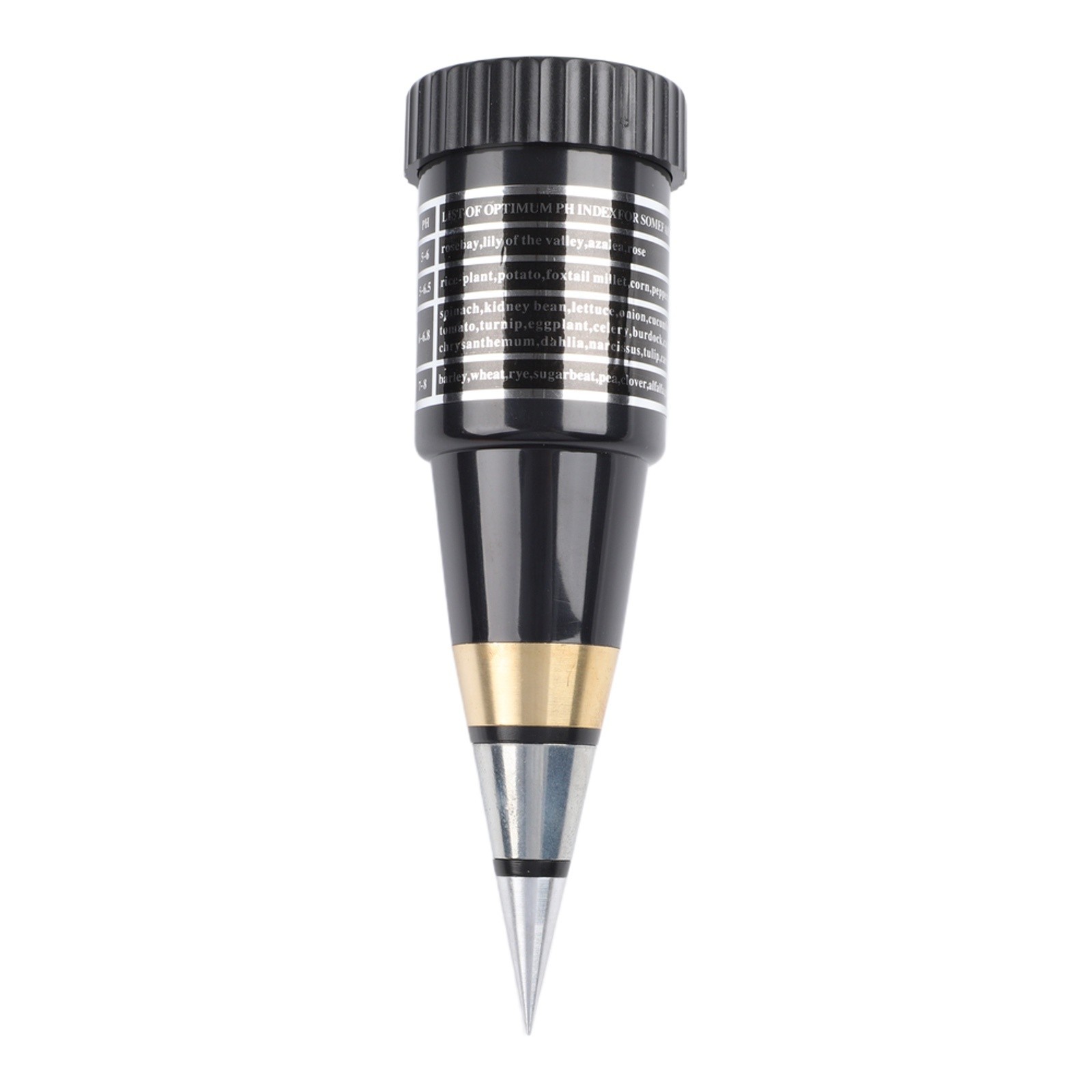 Professional pH Meter for Soil with Moisture Sensor and Metal Electrode