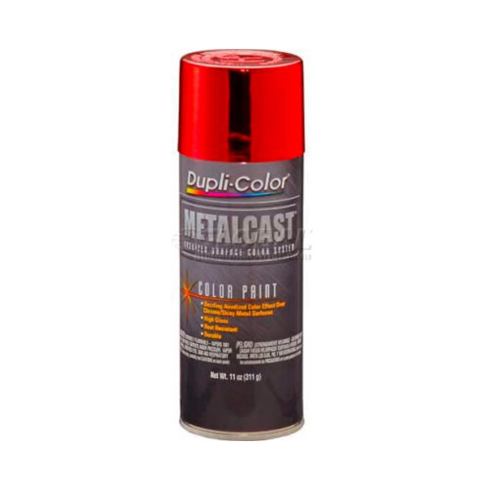 DupliColor MC200 Metalcast Automotive Spray Paint  Red Anodized Coating  11 o...