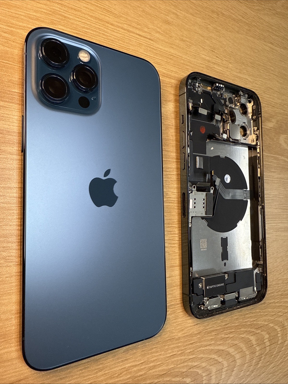 iPhone 12 Pro Max Blue Back Housing Replacement Original OEM Apple Grade C