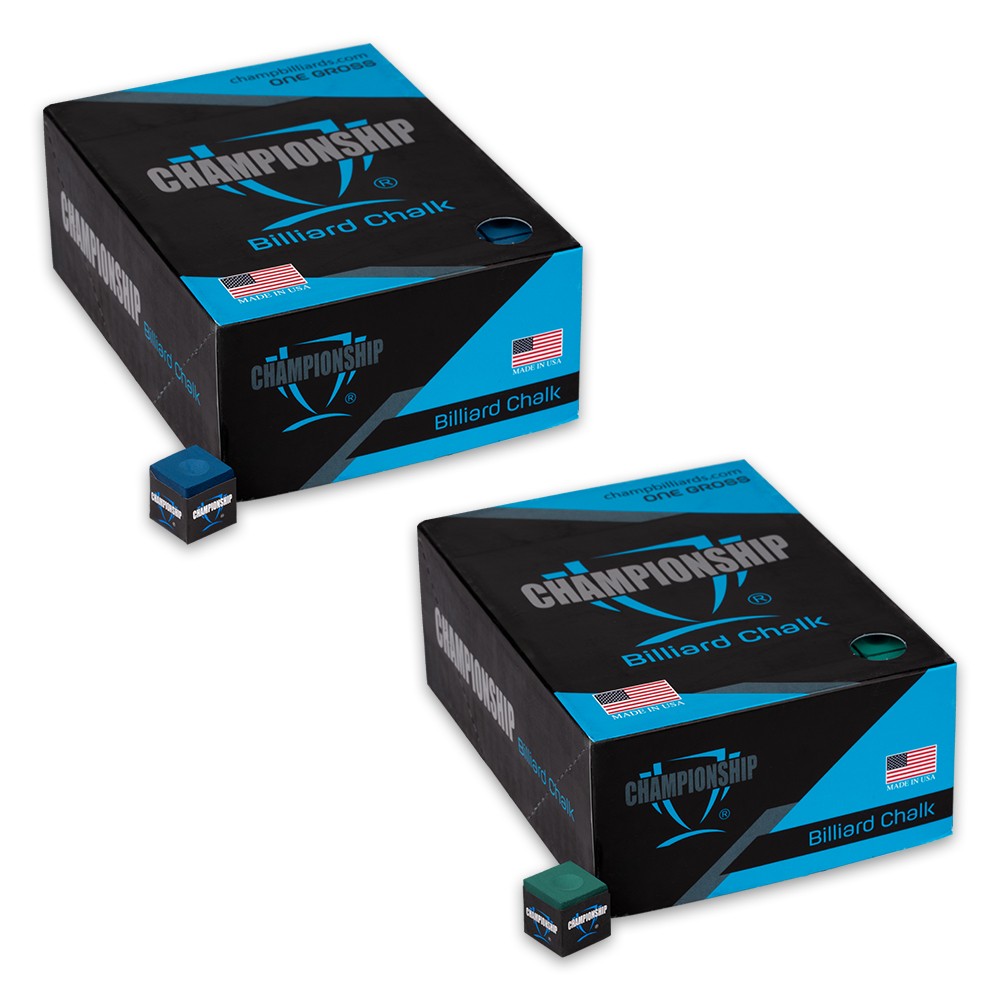 Championship CHS144 Pool Cue Chalk Box of 144