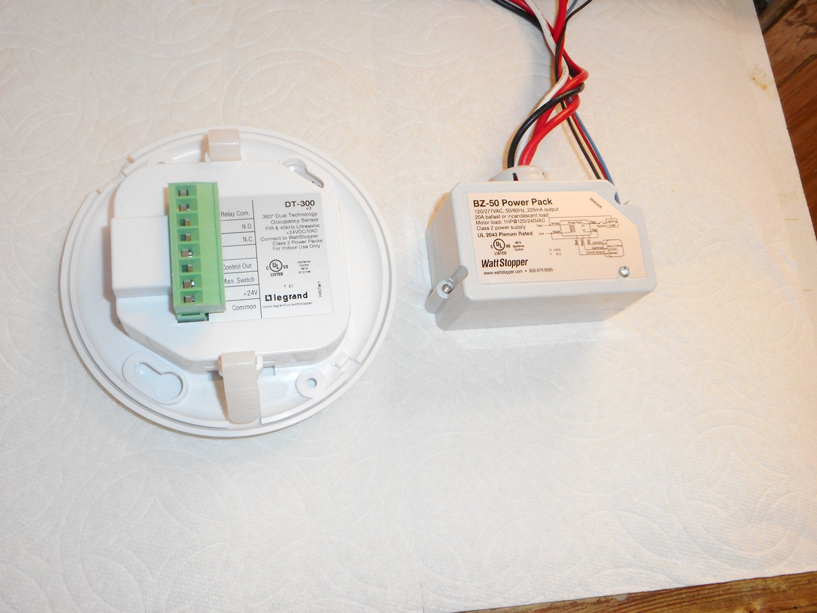 WattStopper DT-300 Ceiling Occupancy Sensor, 360 Degrees Coverage White