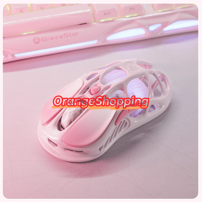 GravaStar Mercury M1  Rose Pink Wireless Gaming Mouse