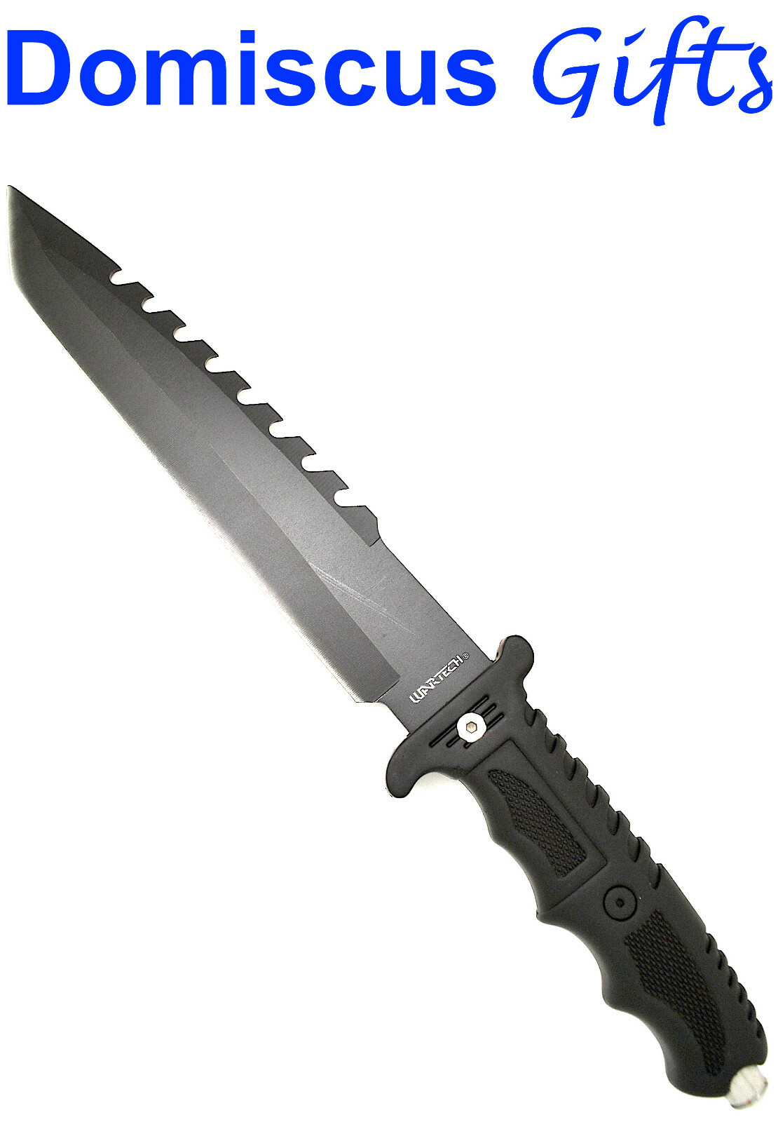 13 1/2" NEW! WARTECH Black HUNTING Knife DAGGER Stainless Steel TACTICAL Knives