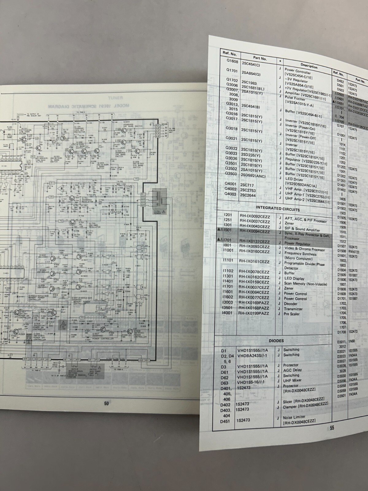 Sharp 19E91 Original Service Manual Free Shipping