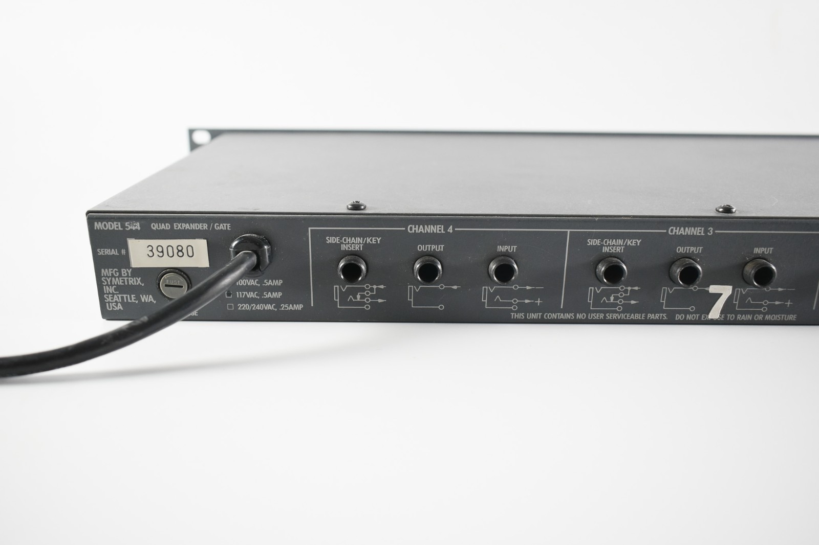 Symetrix 544 4 Channel Quad Expander Gate Rack Unit
