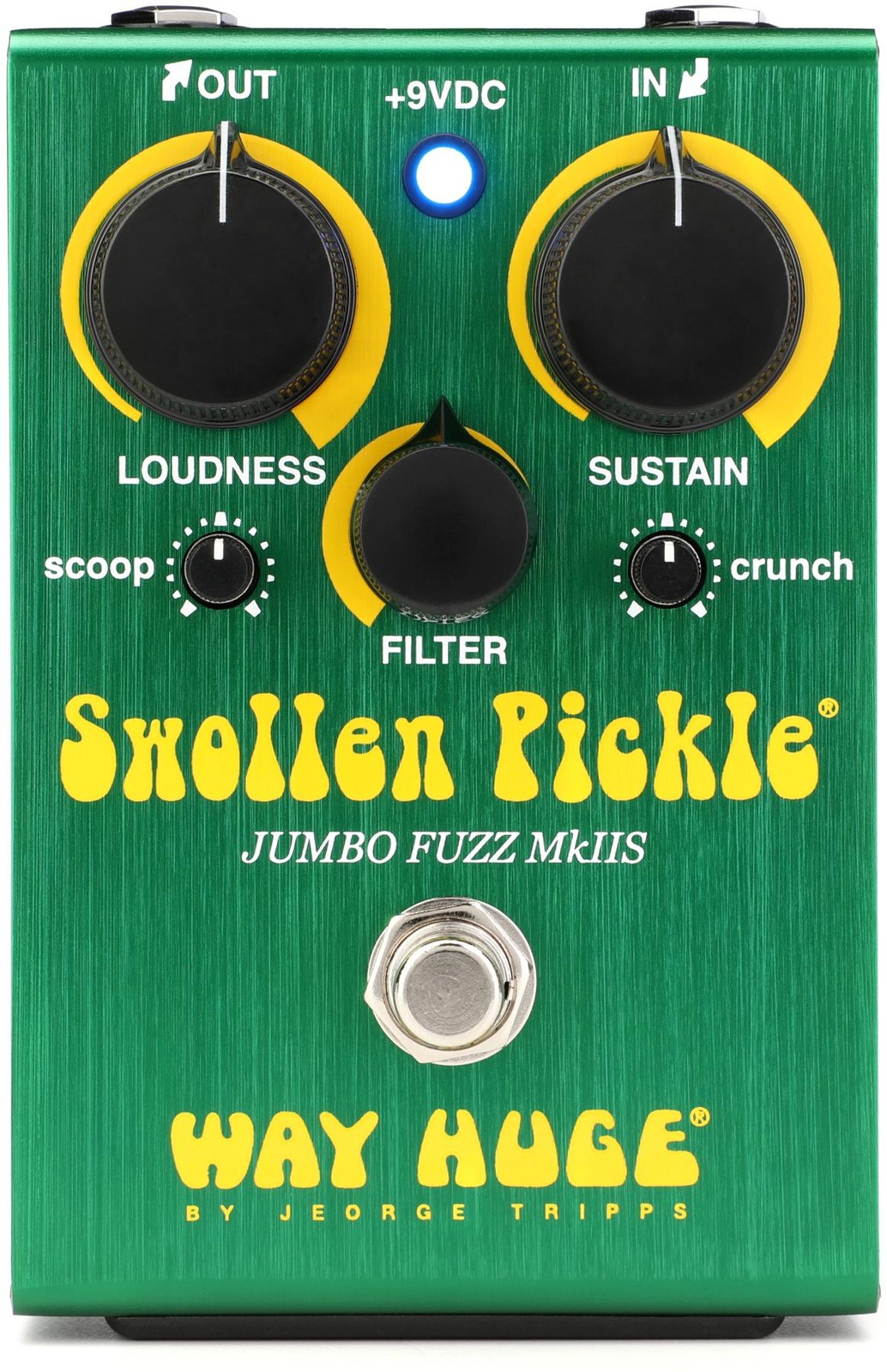 Way Huge Swollen Pickle MkIIS Jumbo Fuzz Pedal (small) (2-pack) Bundle