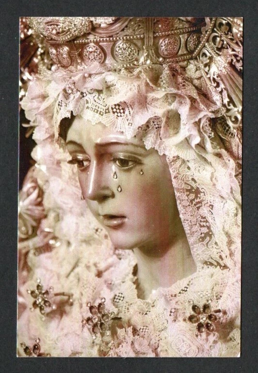 Holy card de la Virgin santino image pieuses estampa