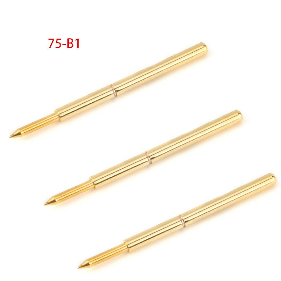 Dia 0.68mm-2.36mm Multiple Types Spring Test Probe Pogo Pin Receptacle Tool Set