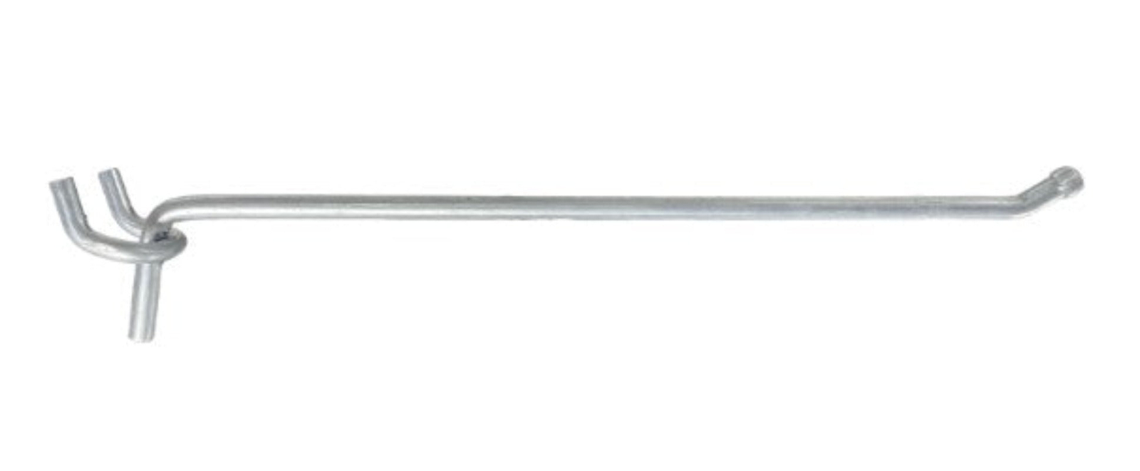 (100 PACK) HB8 8 Inch Heavy Duty All Metal Peg Hooks : .225 Diameter