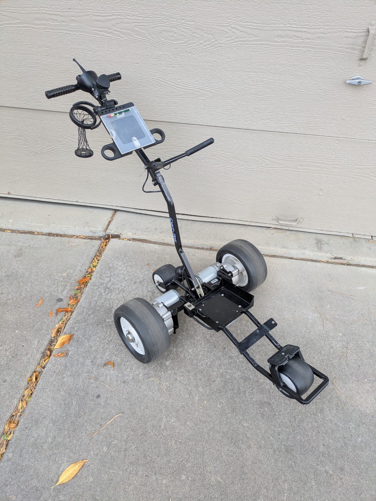 NO BATTERY - Cart Tek Electric Golf Cart Caddy GRX-1300R