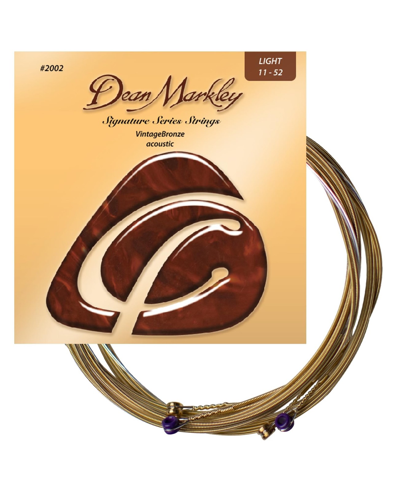 Dean Markley Signature Vintage Bronze Acoustic Guitar Strings 6 String Set, 1...