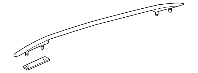 Genuine Volkswagen Roof Rail 3CN-860-026-03C