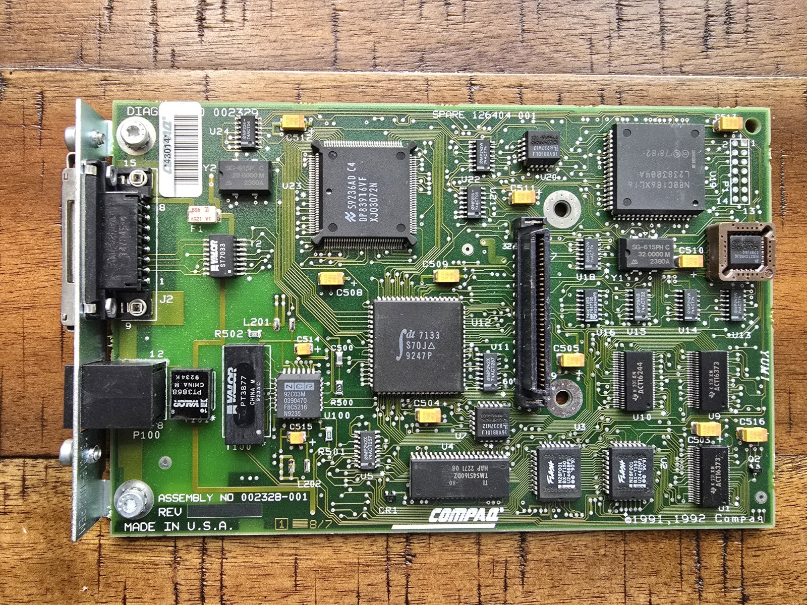 Vintage COMPAQ 126404-001 - Legacy PageMarq Ethernet Board (UTP/AUI) -002328-001