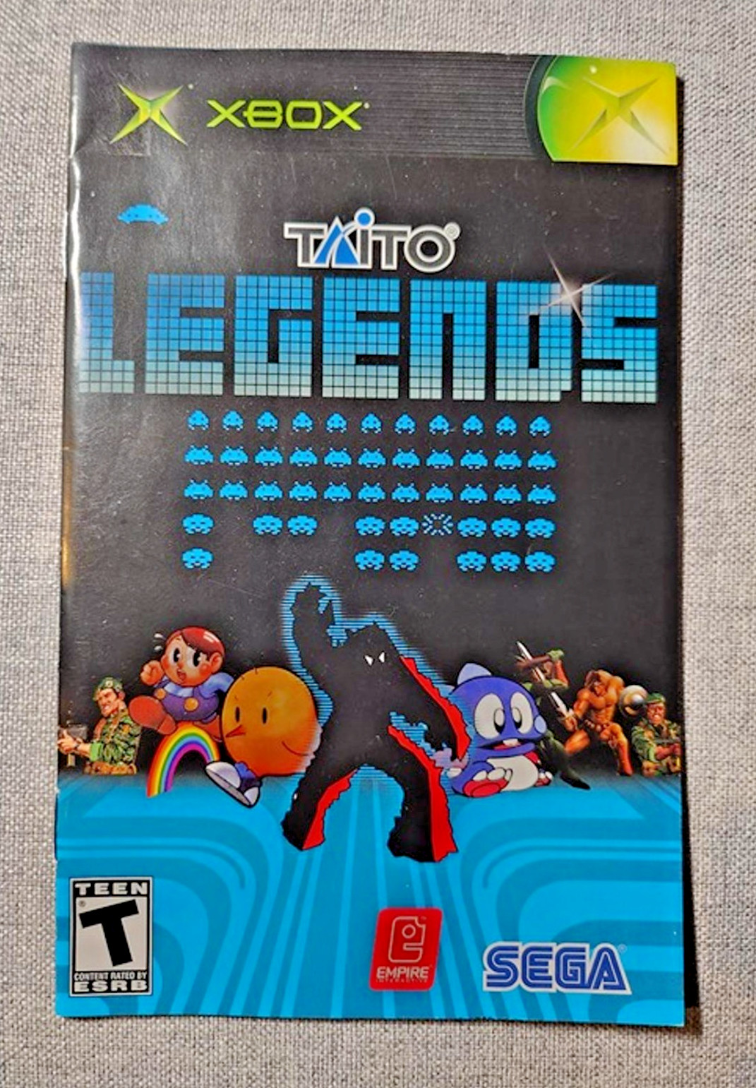 Taito Legends Instruction Manual Only - Xbox
