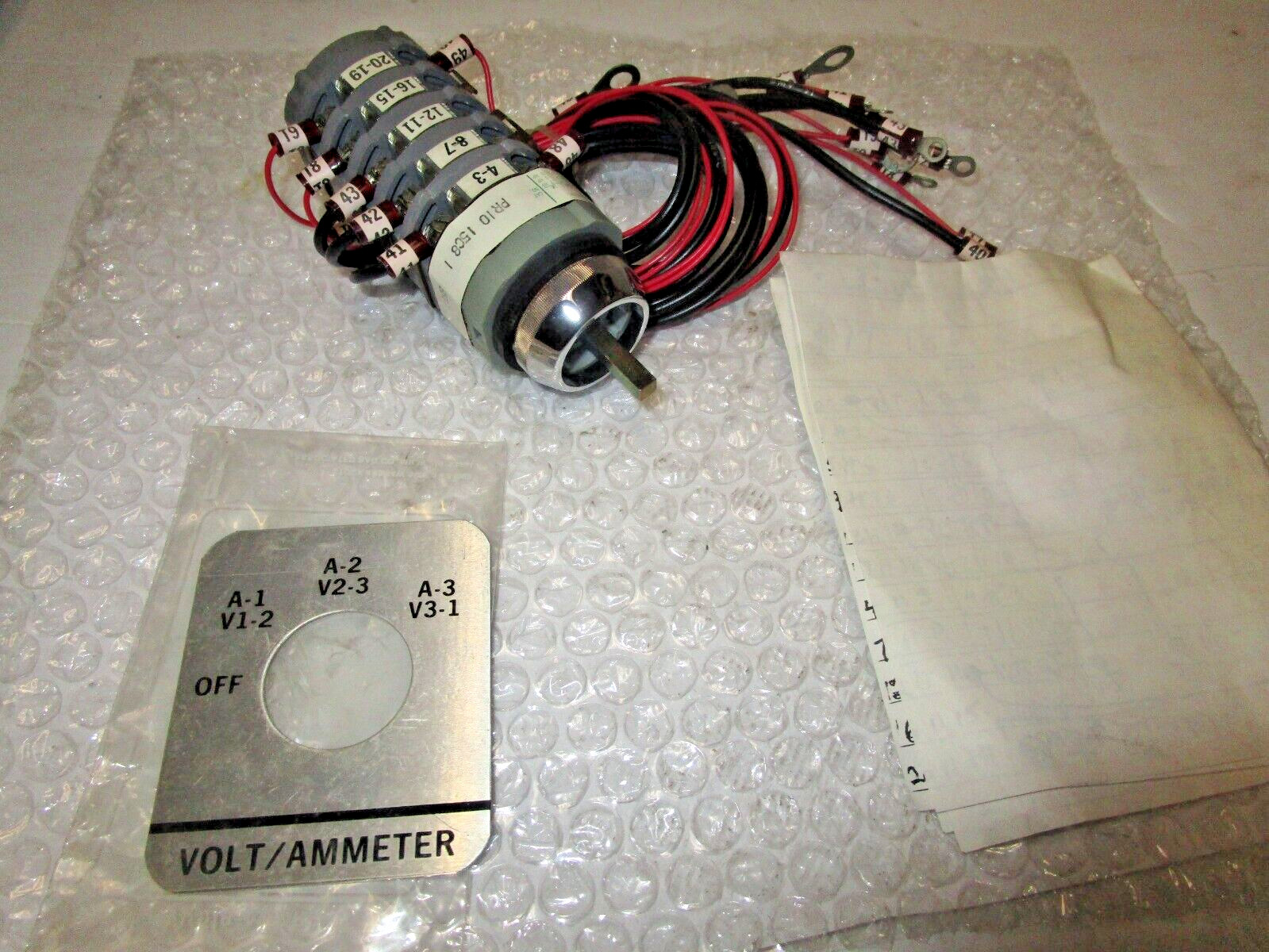 Electro Switch Corp Rotary Switch PR1015C81 Series 10 Type PR10