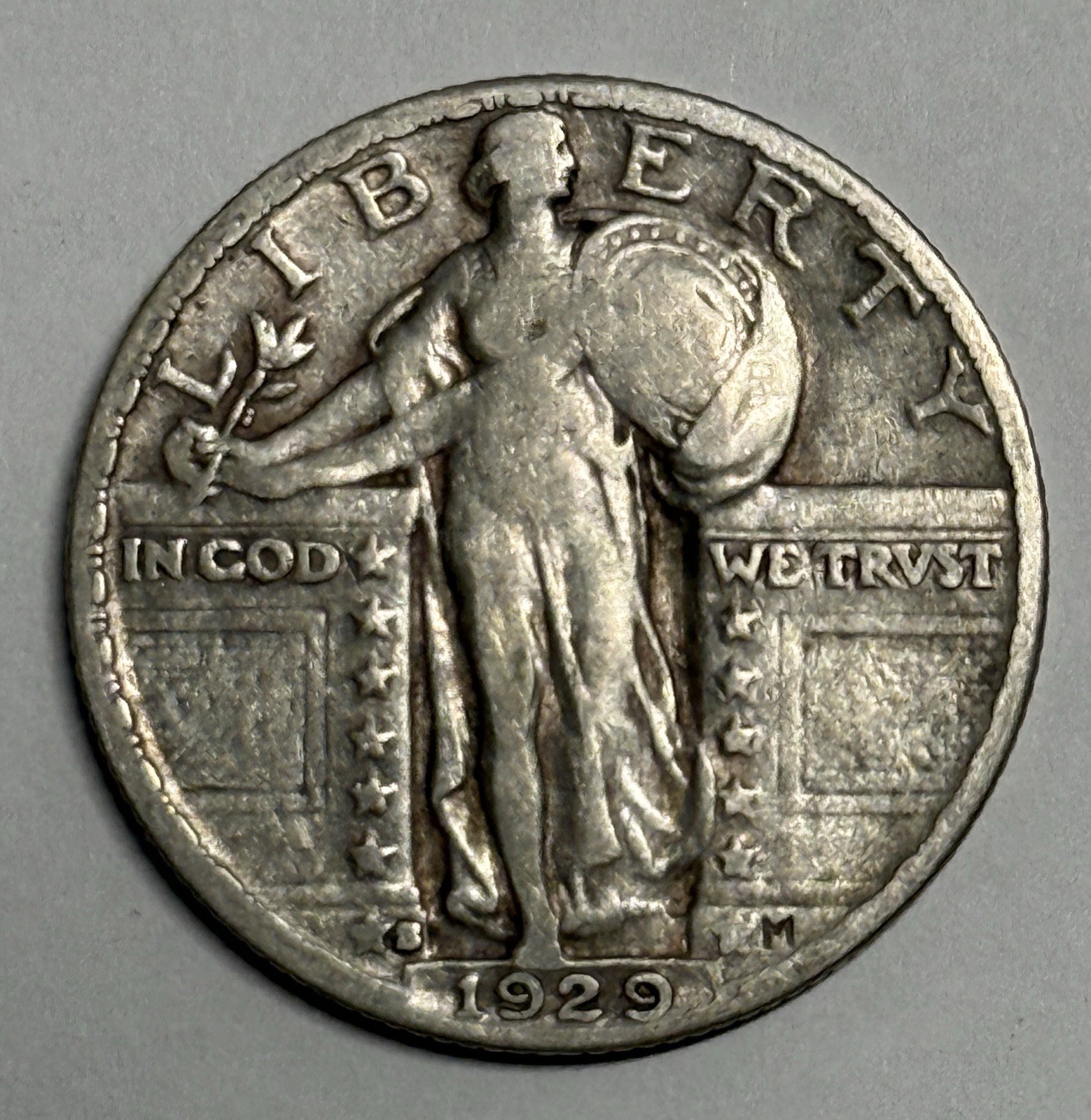 1929 S 25C Standing Libert Quarter