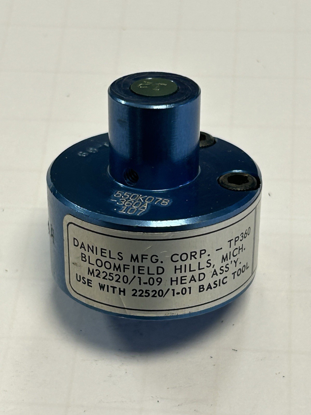 DMC Daniels Positioner Head M22520 1-09 Turret Head  cage TP360