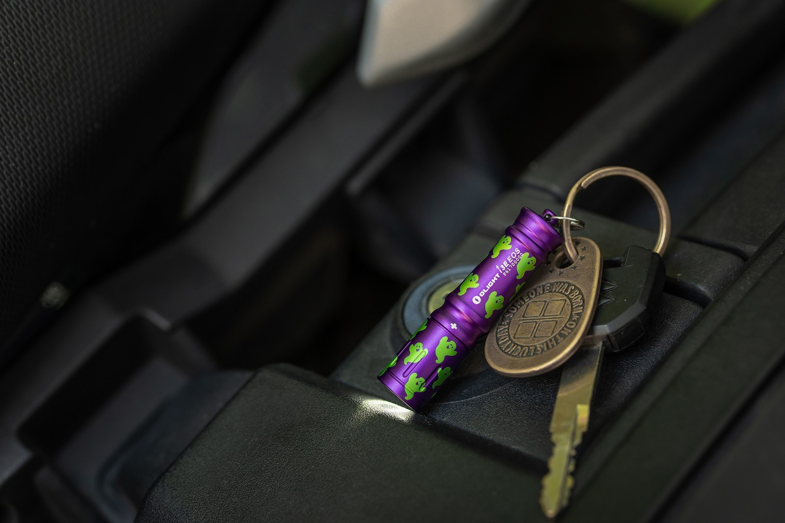 Olight I3E EOS Halloween Ghost Keychain Waterproof Flashlight, 90 Lumens, 1 AAA