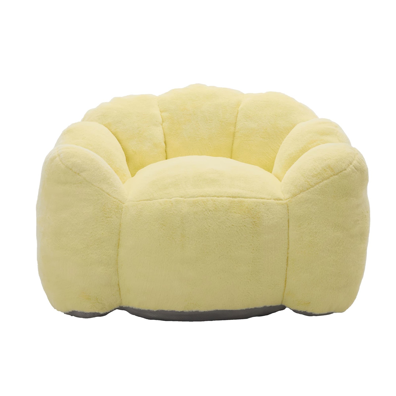 Yellow Lotus Compression Sofa Bean Bag Pull Ring Portable Living Room Bedroom