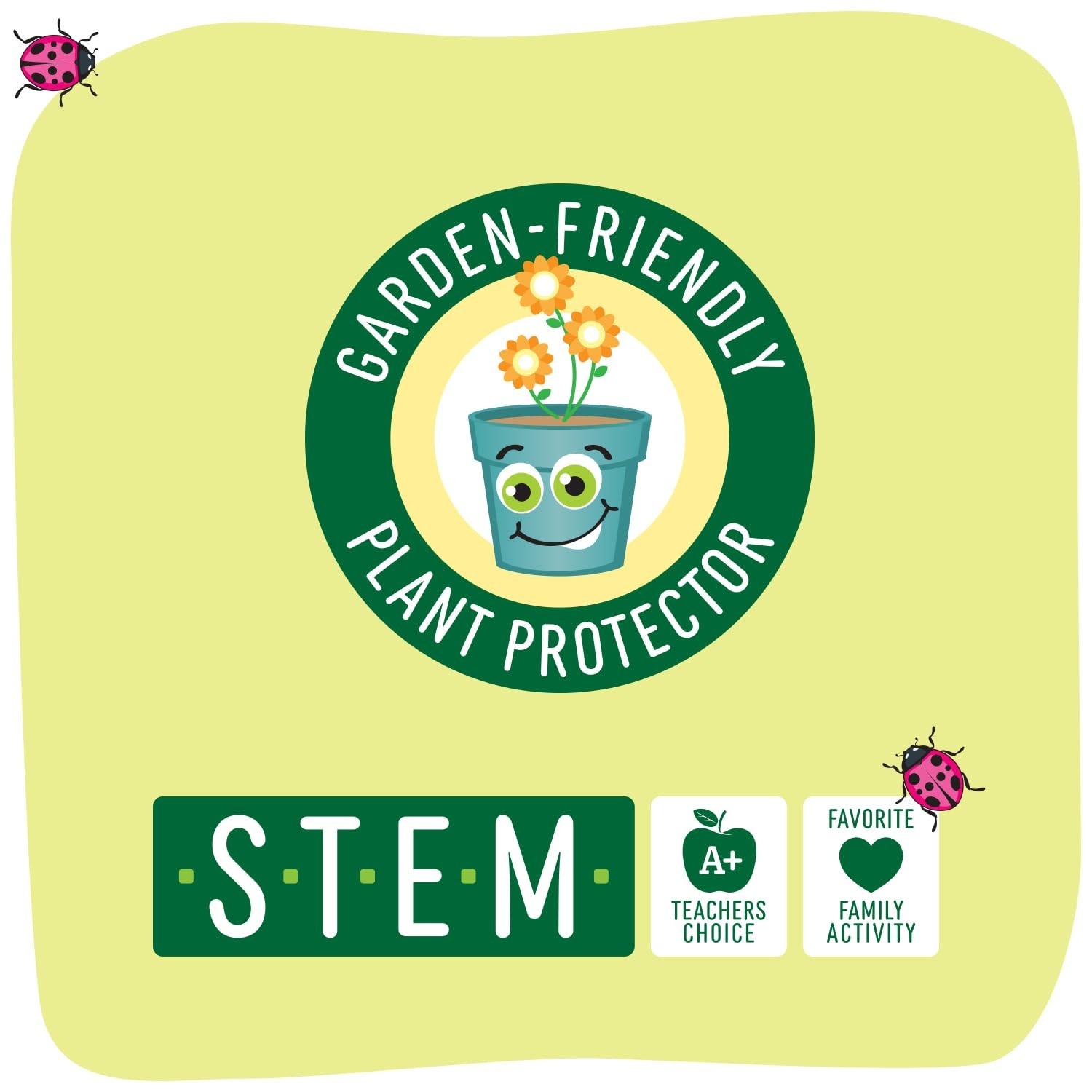 Ladybug Larvae Kit - 2 Tubes with STEM Journal - Raise & Release Pink Spotted La