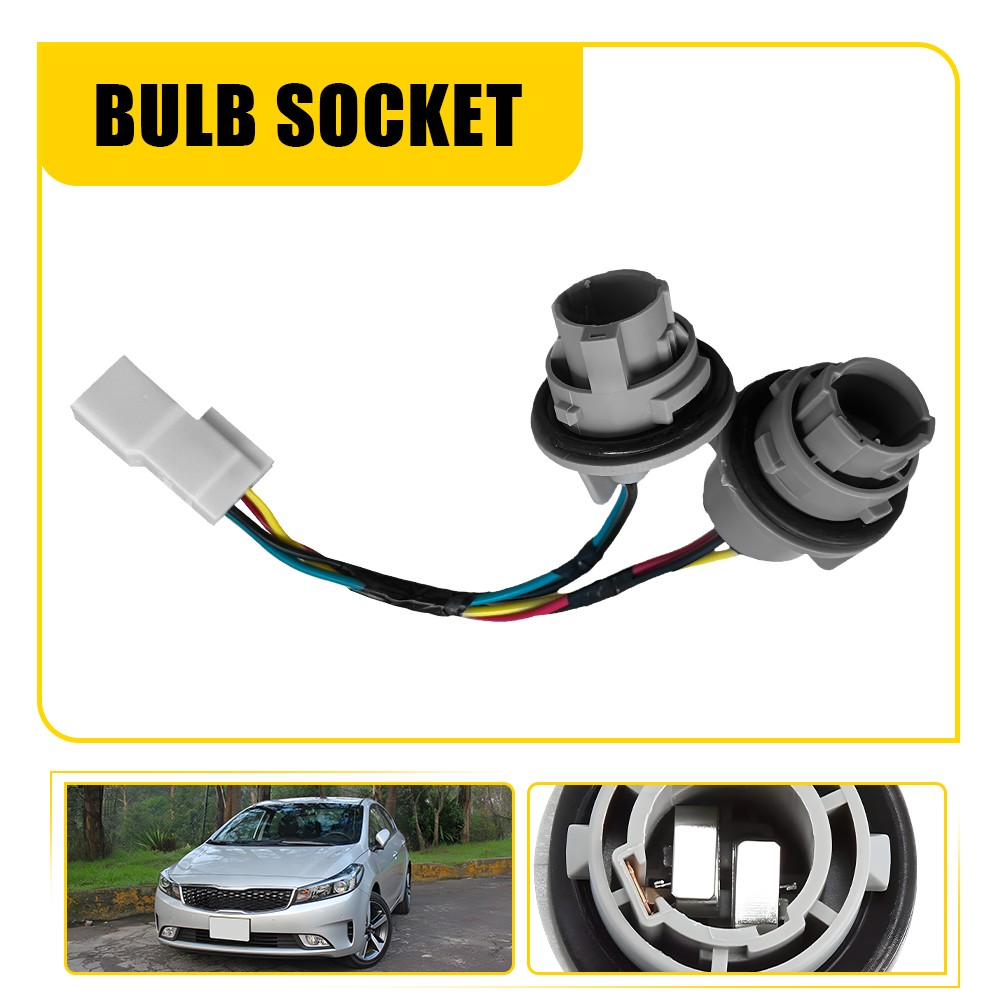 Tail Light Socket Wiring Fits Forte Kia 2017-2018 ABS Copper Construction