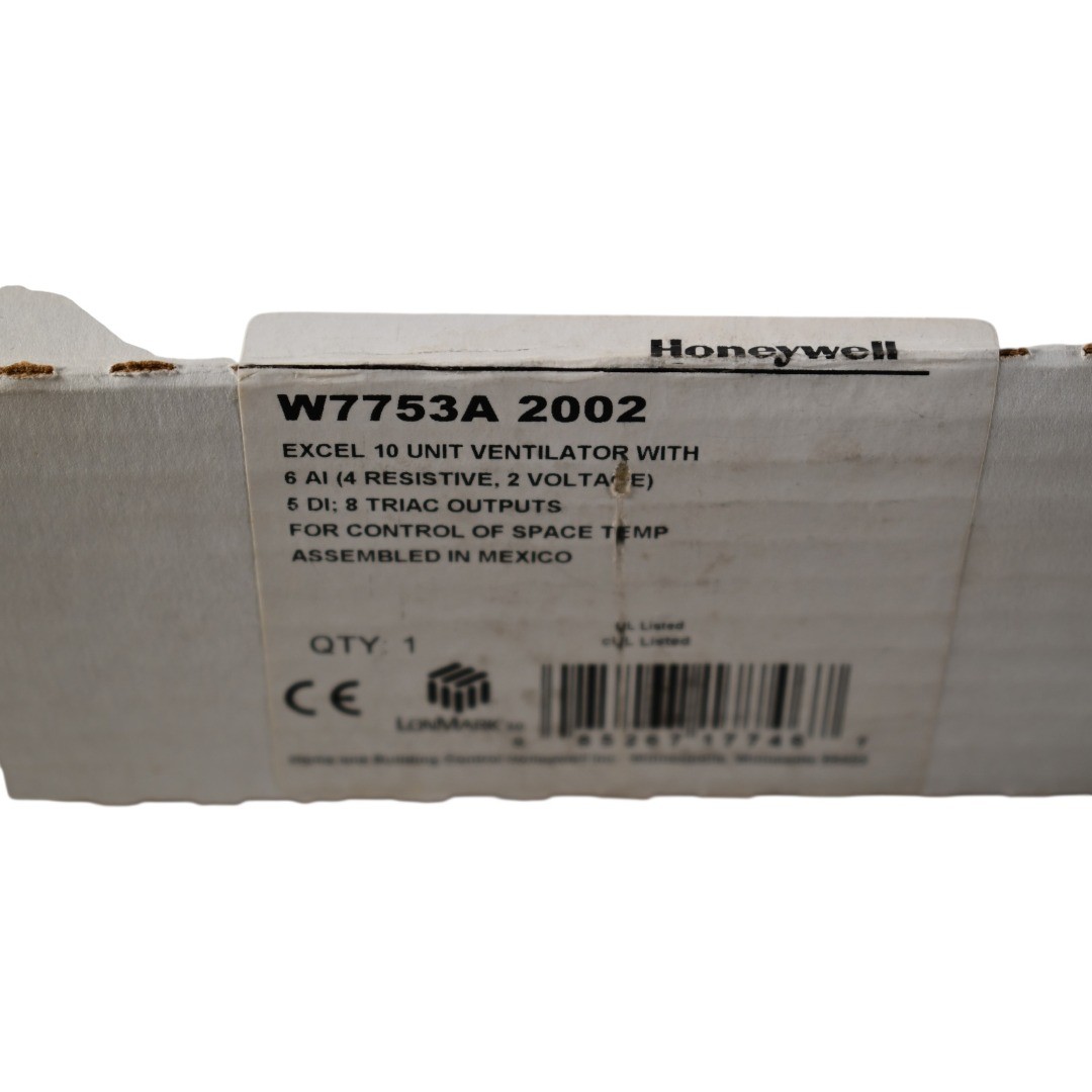 NEW Honeywell W7753A2002 Excel 10 for Unit Ventilator Controller