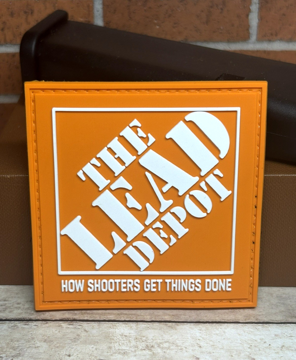 Tactical Morale Patch, The Lead Depot Gun PVC Patch, Military Meme Patch