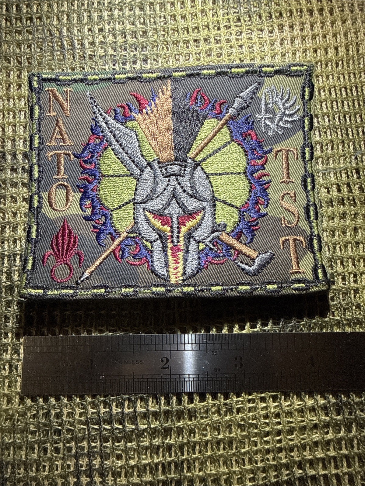 French Army NATO TST Commando Afgan War Patch -ODG Camo Patch