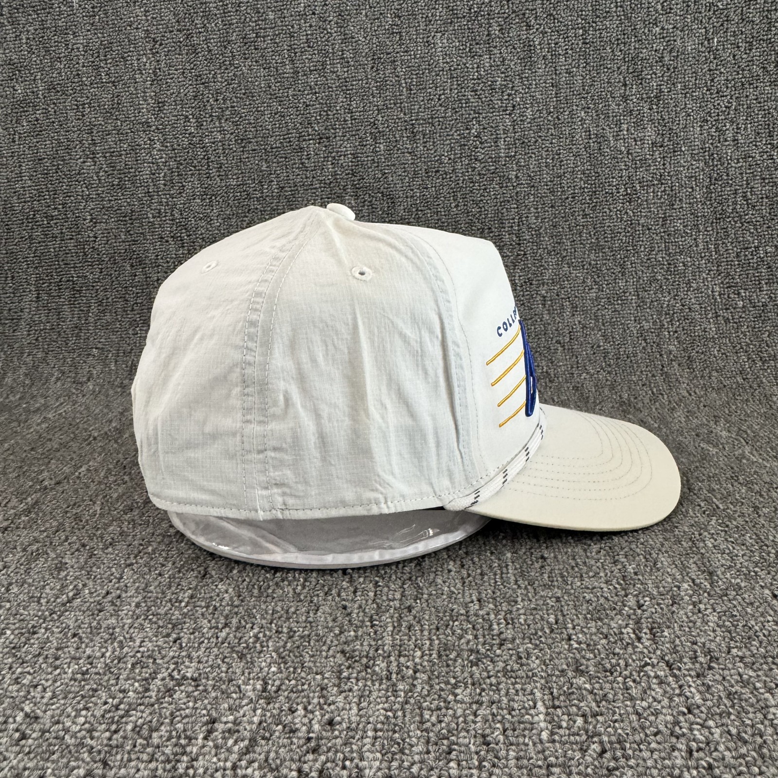 YY TCNJ Lions Retro Rope Snapback Hat White Adjustable Cap