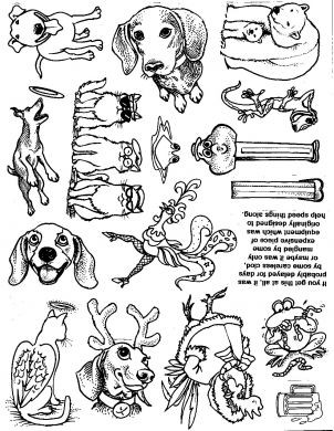 Unmounted Rubber Stamp Plate, Unmounted/Uncut Pink Rubber Stamps