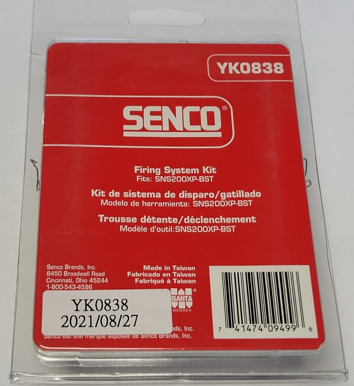 SENCO YK0838 Firing System Kit OEM Fits SENCO SNS200XP-BST NOS