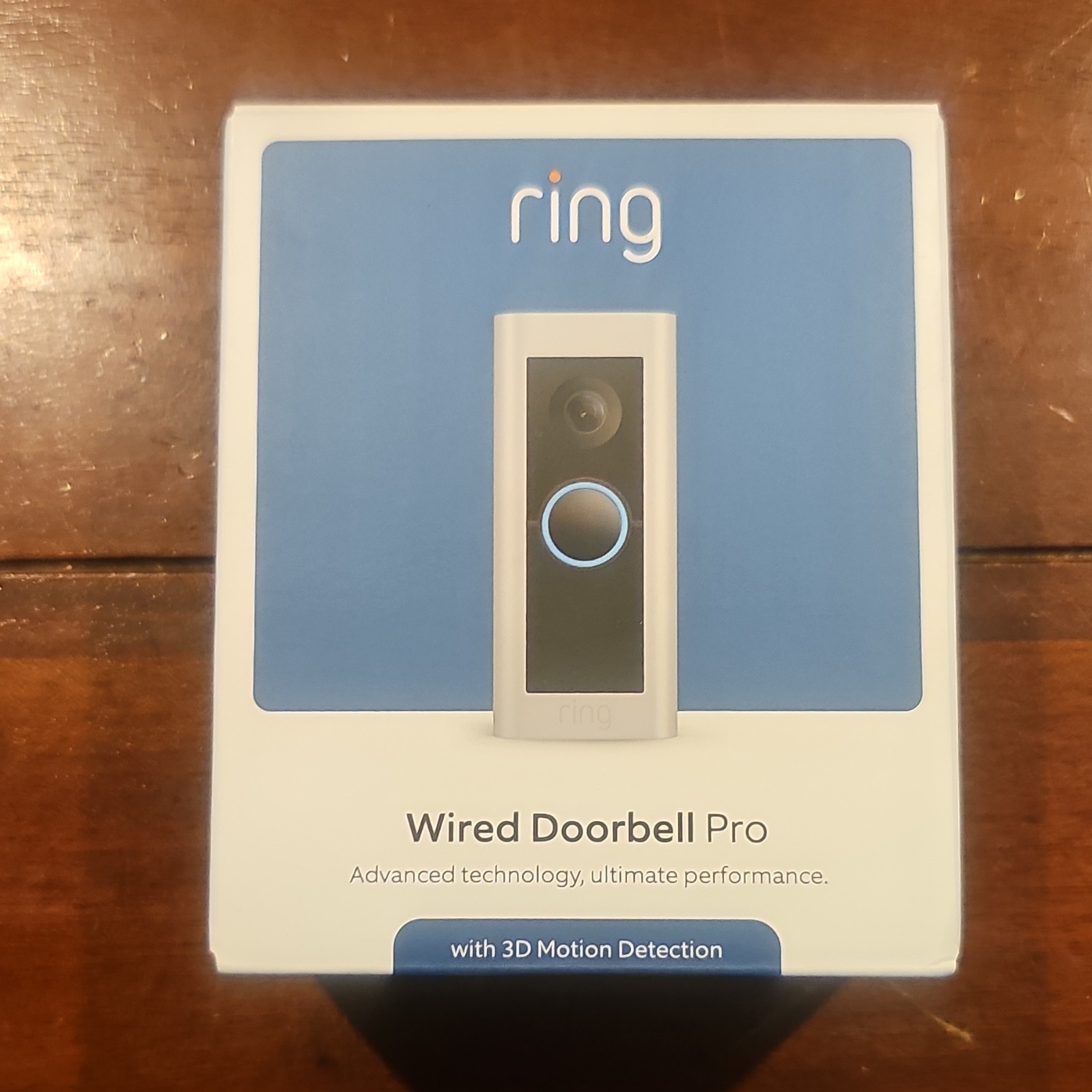 Ring Wired Doorbell Pro Video Doorbell, Wi-Fi, 3D Motion, Night Vision, 2-Way