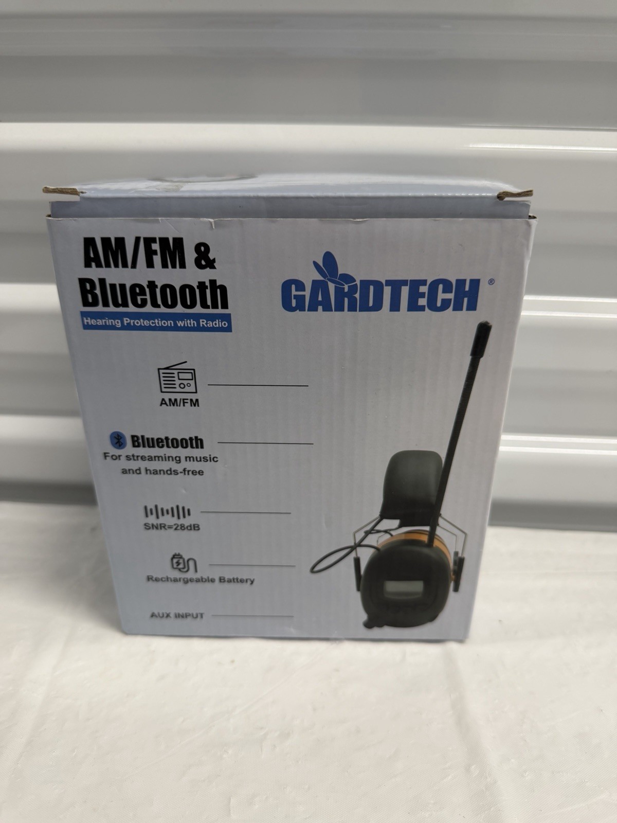Gardtech AM/FM Bluetooth Hearing Protection Earmuffs Open Box Ships USA