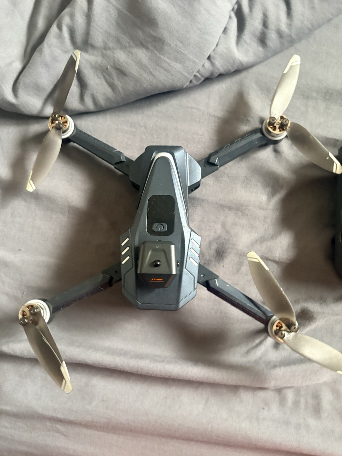 Gray Quadcopter Drone w/ Camera & Screen Remote Controller, Toy Grade RTR