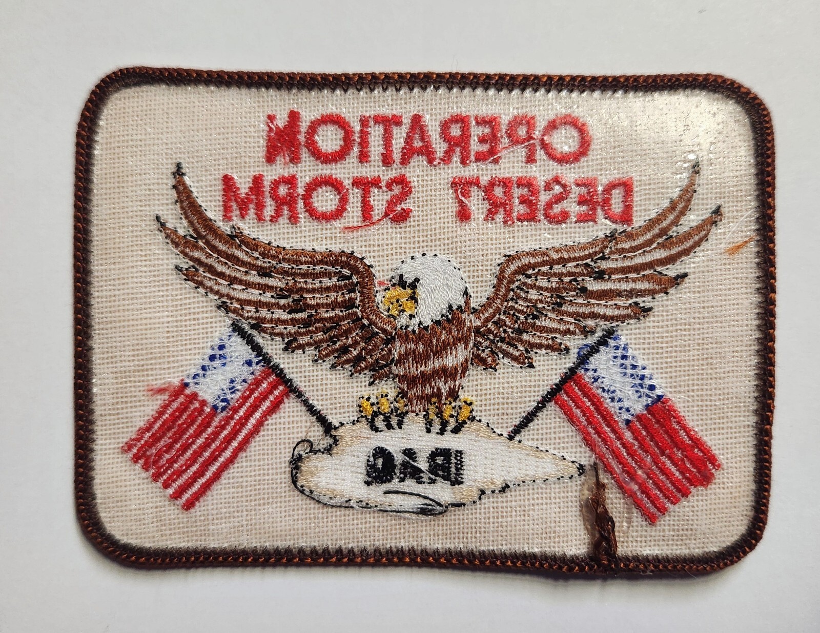 OPERATION DESERT STORM IRAQ PATCH - MADE IN THE USA!!