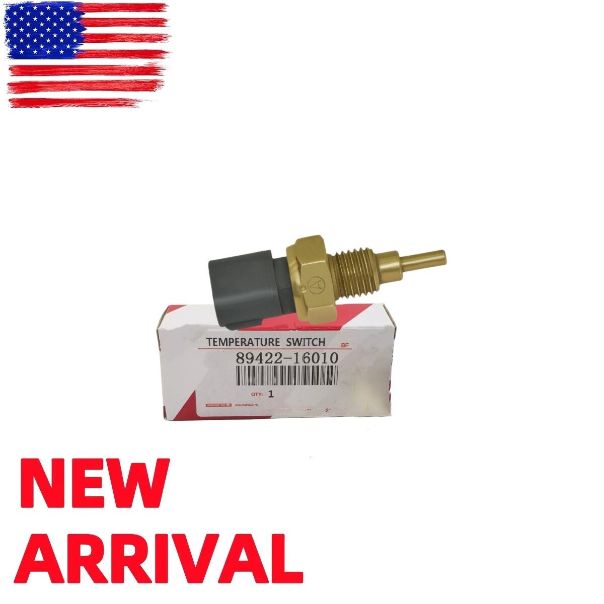 OEM Coolant Temperature Sensor 89422-16010 for Toyota Camry Corolla Chevrolet US